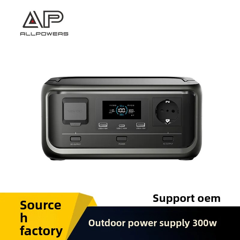 Outdoor Power Bank - محطة طاقة محمولة P300، بطارية LiFePO4