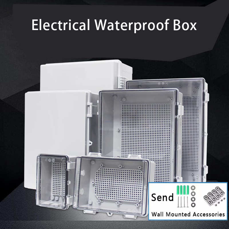 Outdoor Power Junction - IP66 صندوق وصلات مقاوم للماء رمادي/غلاف