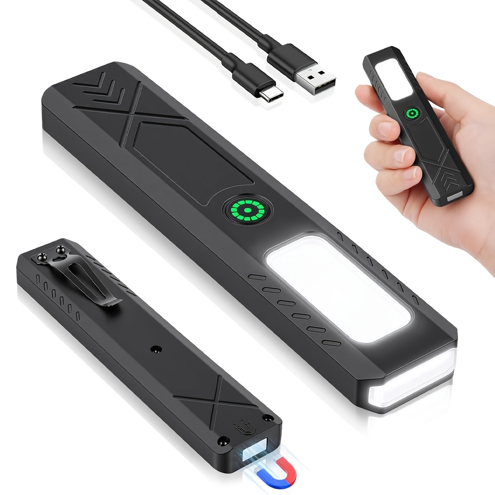 Outdoor Power Supply - مصباح يدوي LED قابل لإعادة الشحن