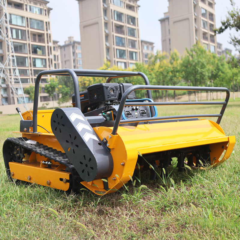 Outdoor Power Works - جزازة عشب تعمل بالتحكم عن بعد،