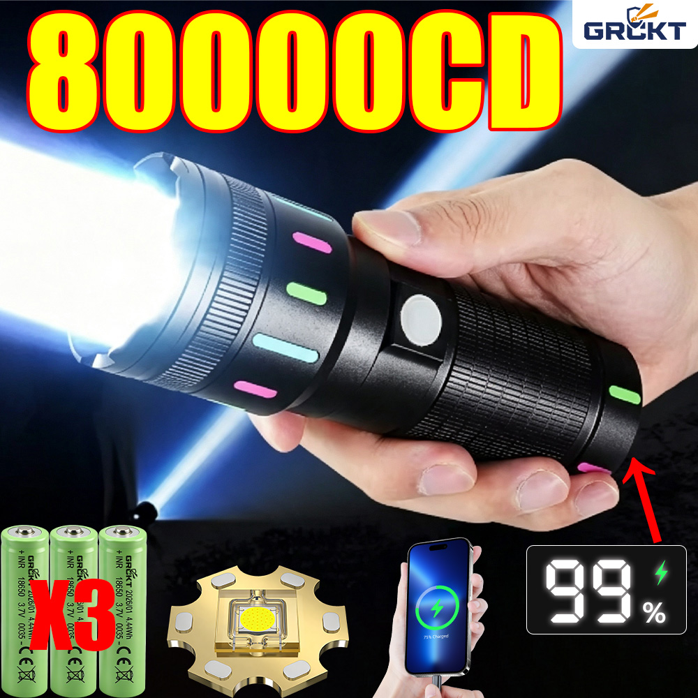 Outdoor Power Supply - مصباح LED قوي للغاية بقوة 80000