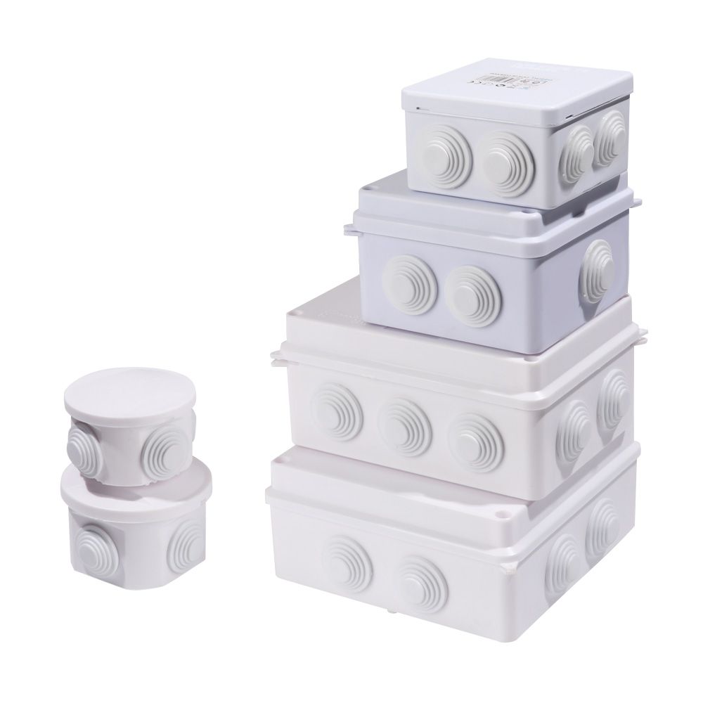 صندوق توصيل بلاستيك ABS للتحكم - مراجعة Outdoor Power Cable Junction Box وسعره
