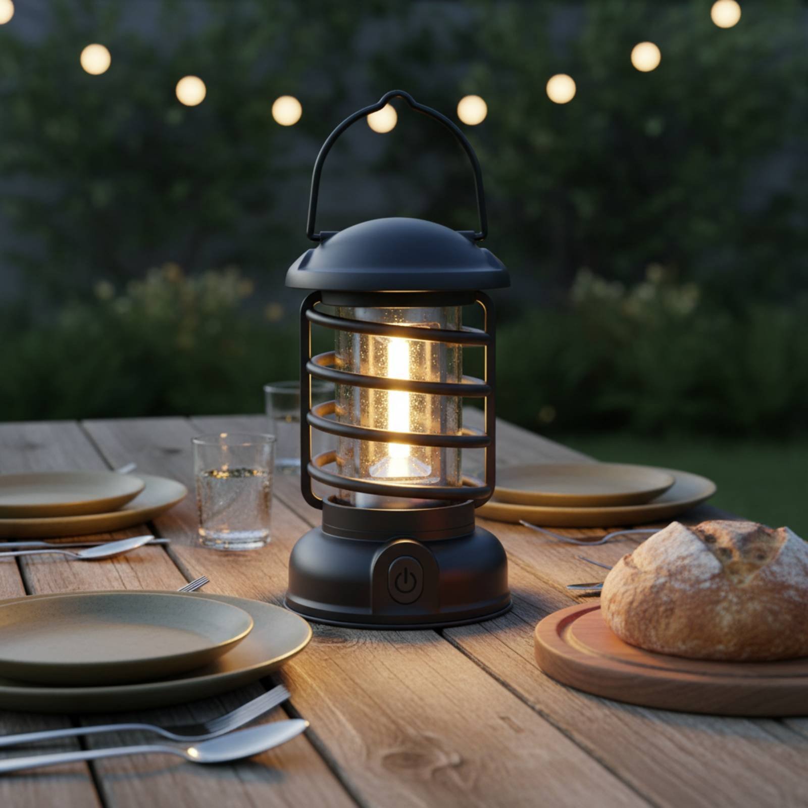 فانوس تخييم بتصميم عتيق مع مصد - مراجعة Outdoor Power Supply وسعره