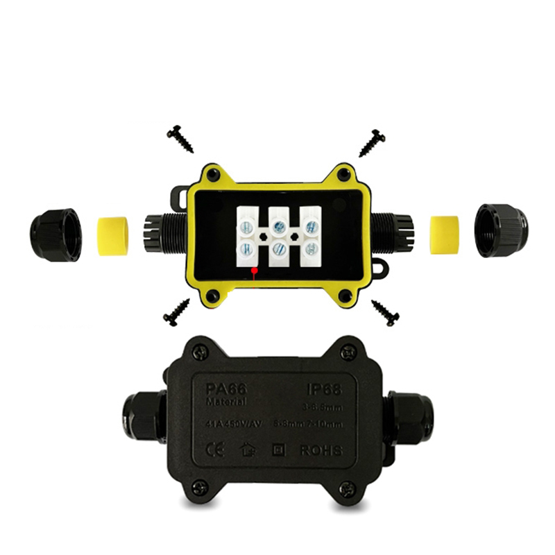 صندوق توصيل مقاوم للماء IP68 ب - مراجعة Outdoor Power Cable Junction Box وسعره