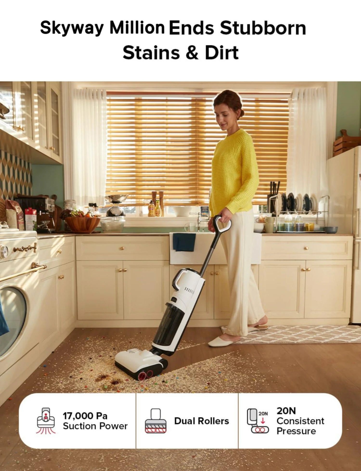 5 في 1 قوية 17000Pa خطوة واحدة - مراجعة Outdoor Power Mop وسعره