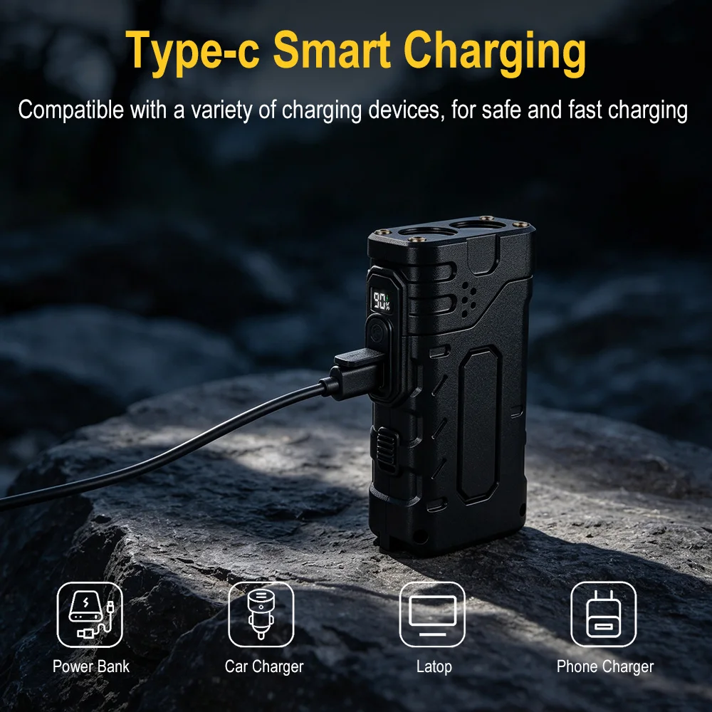 مصباح يدوي BORUIiT يعمل بالطاق - مراجعة Outdoor Power Supply وسعره
