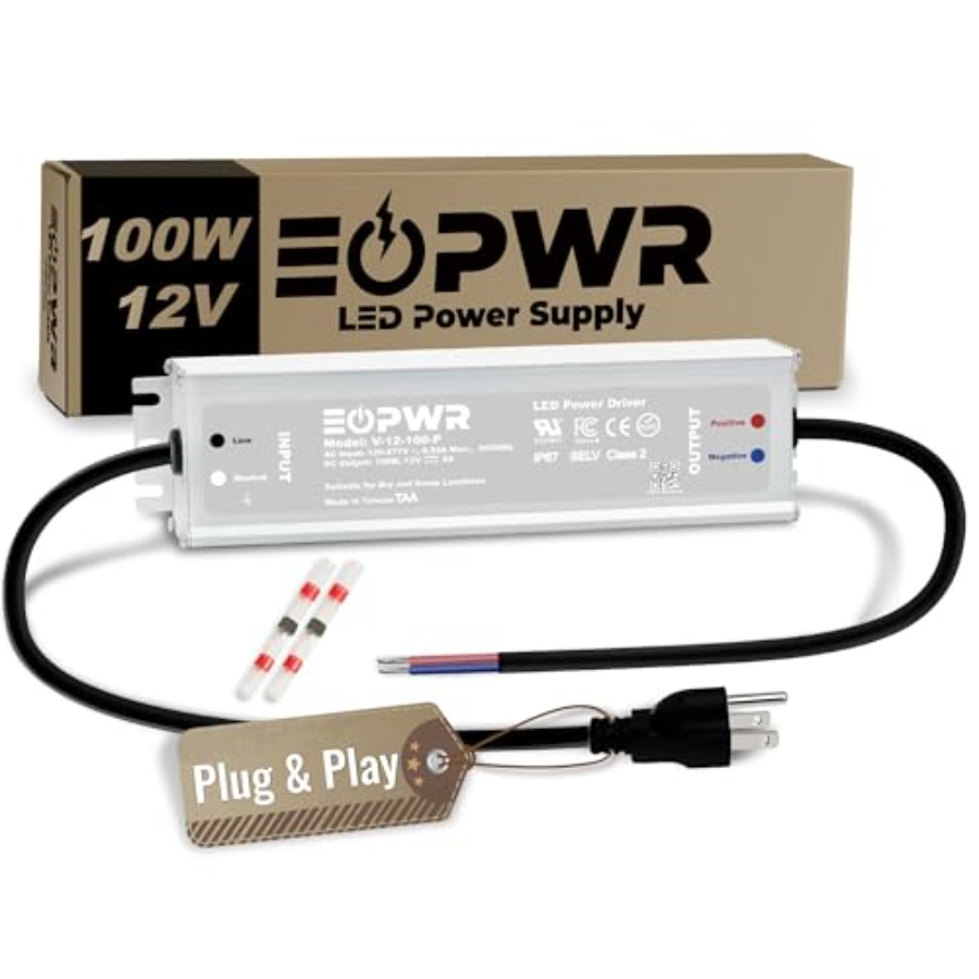 محول طاقة LED مقاوم للماء IP67 - مراجعة Outdoor Power Supply وسعره
