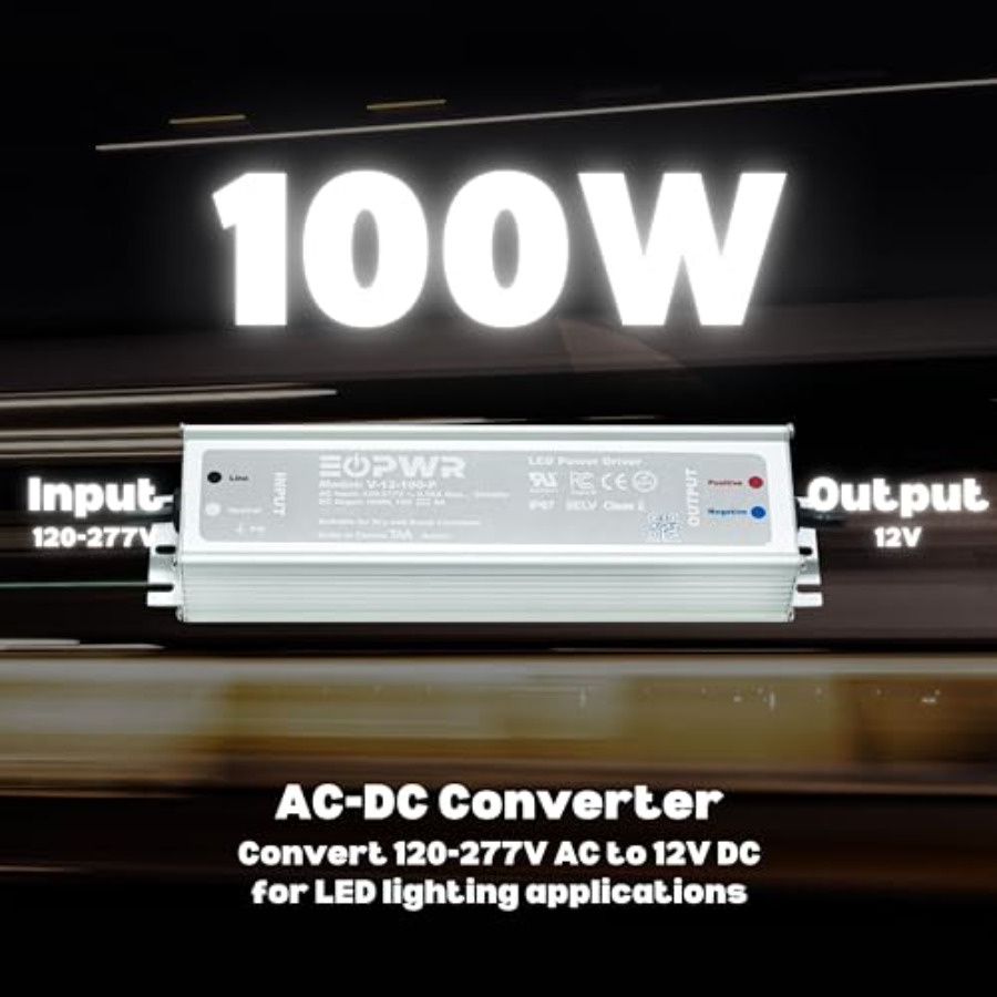 محول طاقة LED مقاوم للماء IP67 - مراجعة Outdoor Power Supply وسعره