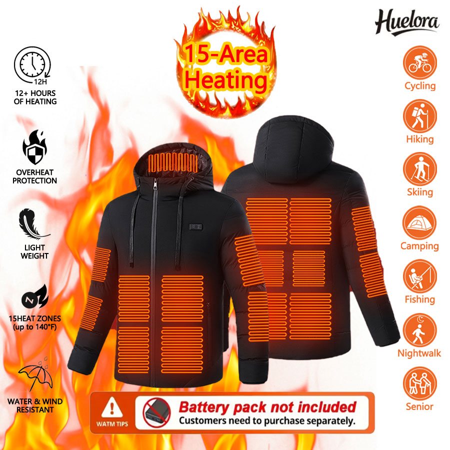 Huelora 11 منطقة سترة ساخنة ال - مراجعة Outdoor Power Works وسعره