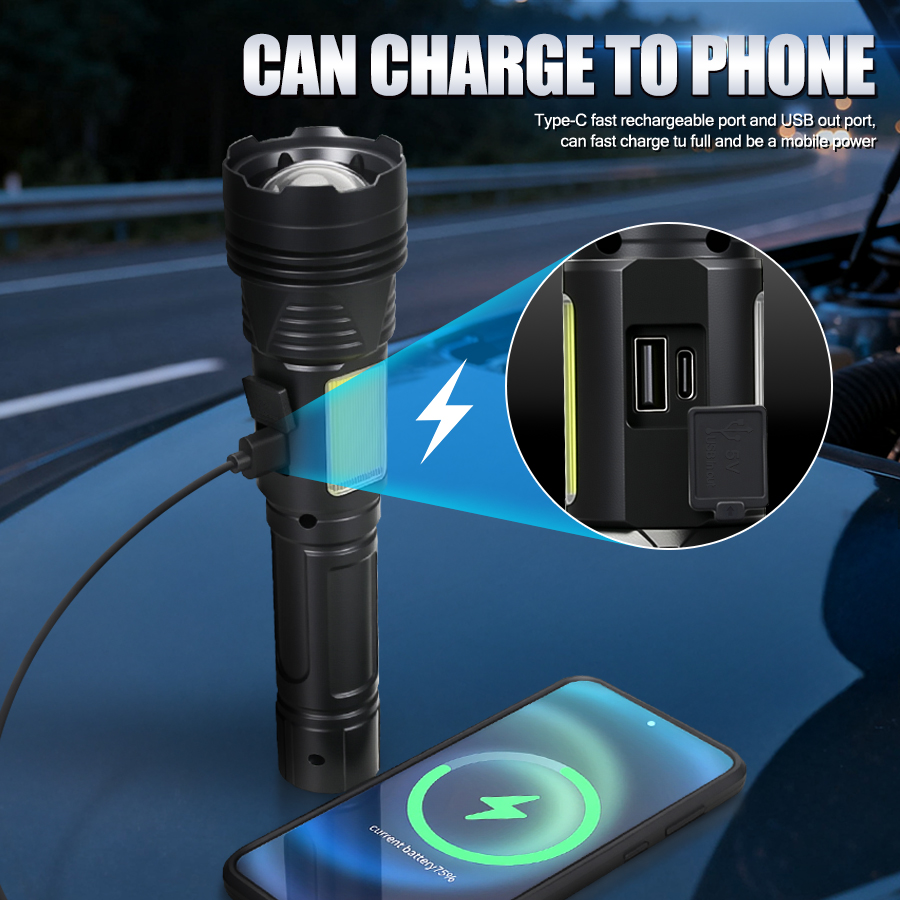 مصباح يدوي LED قوي قابل لإعادة - مراجعة Outdoor Power Works وسعره